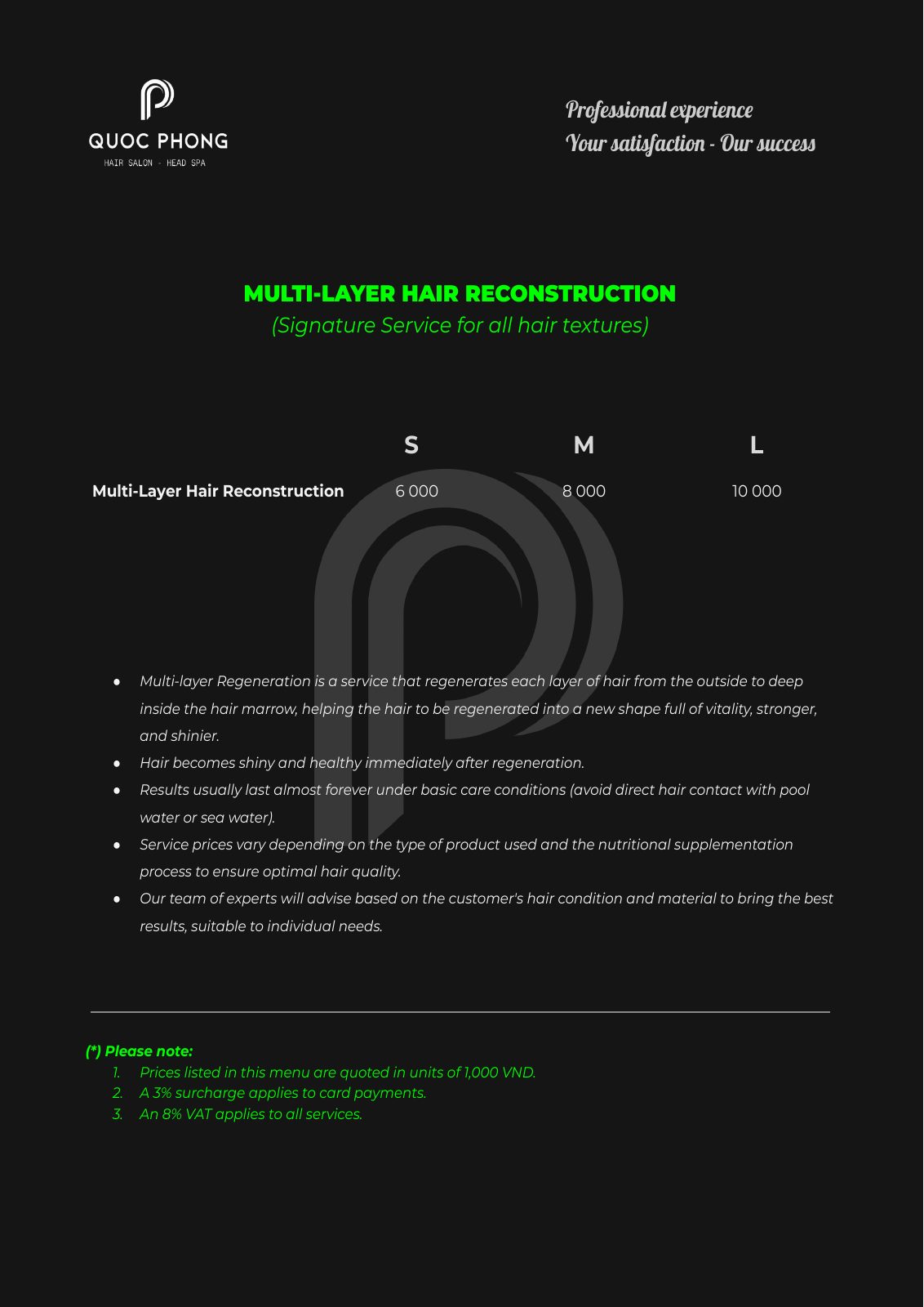 Price list page 7 of 18